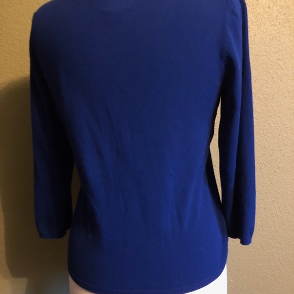 Ruby Rd. Royal Blue Sweater - Picture 3 of 7